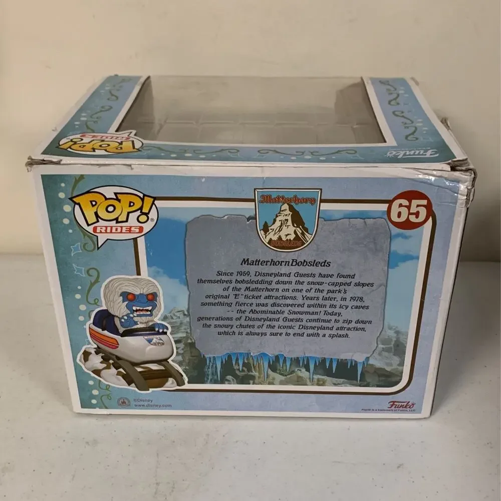 Funko Pop! Rides Matterhorn Bobsled & Abominable Snowman Exclusive Figur… - Picture 3 of 5